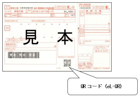 納付書の見本