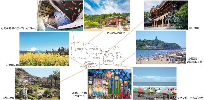 湘南エリアについての図