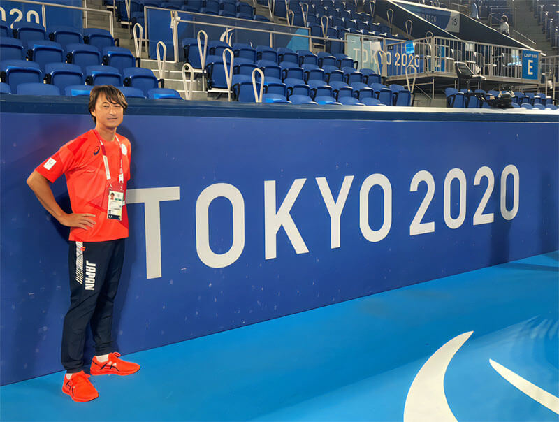 東京パラリンピック車いすテニスの日本代表を務めた中澤さん