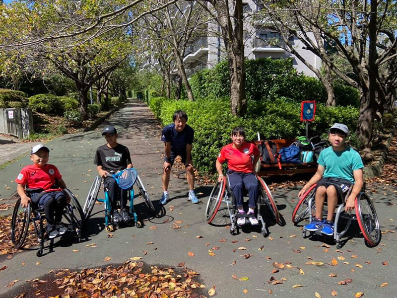 車いすテニスを通じて、障がい者への理解を広めています