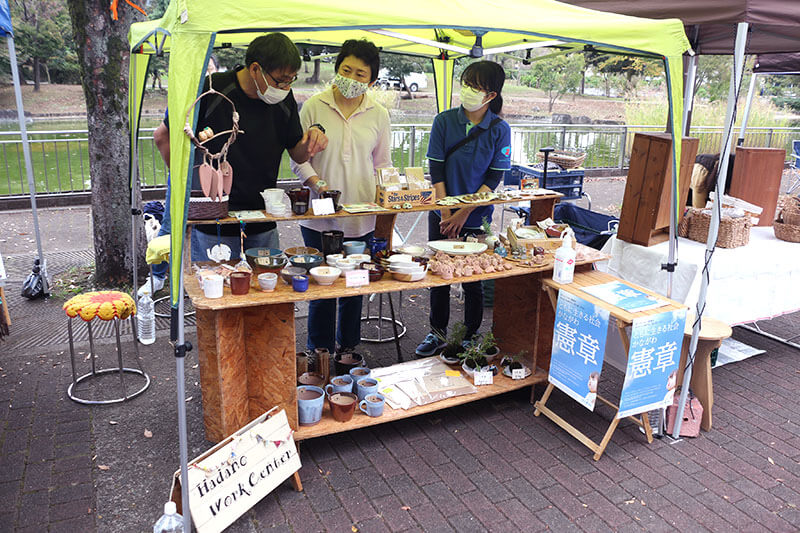 出店の様子