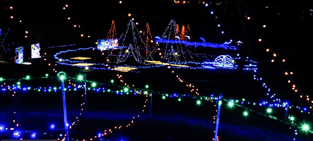 津久井湖城山公園「津久井湖城山イルミネーション」