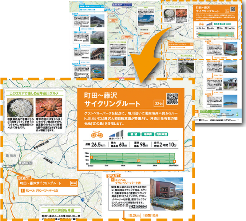 サイクリングルートマップイメージ