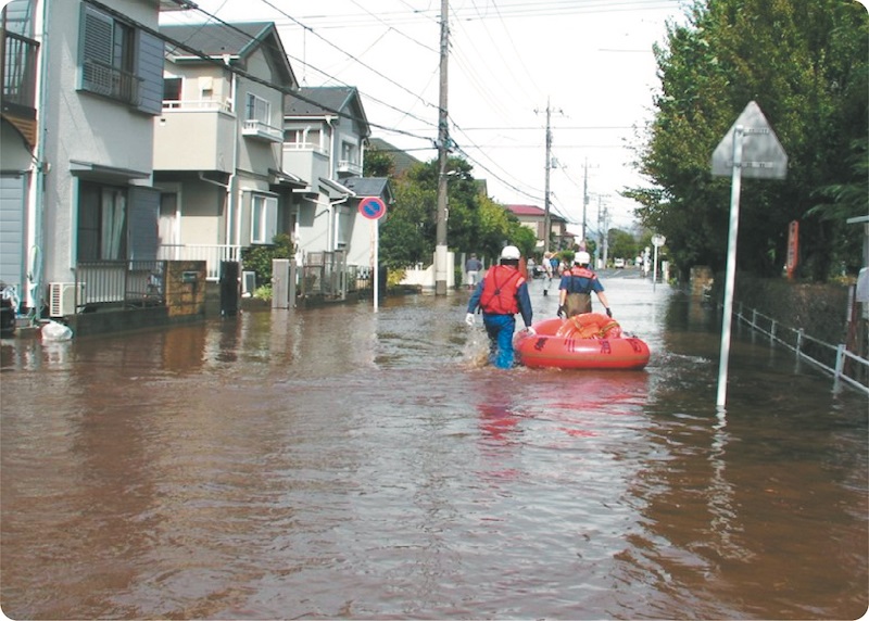 寒川町の浸水（平成26年）